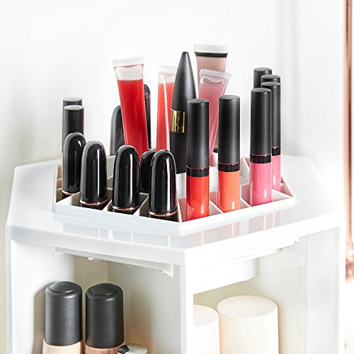 Beautify Organizador de Cosméticos con Rotación 360° - Blanco