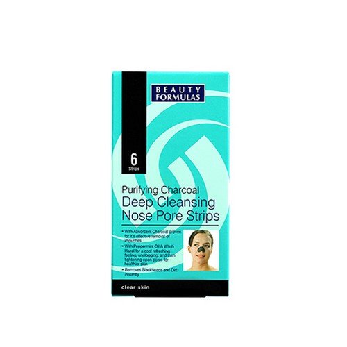 Beauty Formulas-Active - Charcoal Deep Cleansing Nose Pore Strips