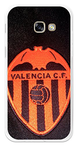 BeCool Funda Gel Flexible Valencia CF para Samsung Galaxy A7 2017 - Carcasa TPU Licencia Oficial Valencia CF. Escudo 1