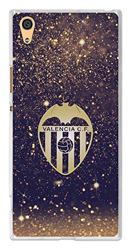 BeCool Funda Gel Flexible Valencia CF para Sony Xperia XA1 Ultra - Carcasa TPU Licencia Oficial Valencia CF. Escudo 2
