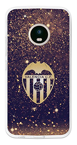 BeCool TPU-LE086-VCF11 TPU-LE086-VCF11-Funda Gel Flexible Valencia CF para Moto G5 Plus diseño Escudo 2,Multicolor, Imagen