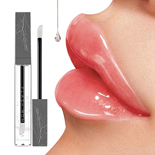 Beito Clear Lip Gloss 1PC Transparent Lip Gloss Brillo no pegajoso Lip Gloss Natural Lip Primer Lips Bálsamo de tratamiento de aceite humectante para labios secos (6ML)