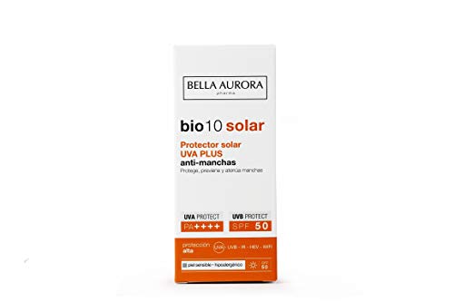 Bella Aurora crema protector solar UVA Plus anti-manchas SPF 50 hipoalergénico piel sensible 50 ml