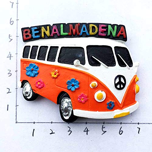 Benalmadena - Imán 3D para nevera (poliresina, ideal para decoración del hogar y la cocina)