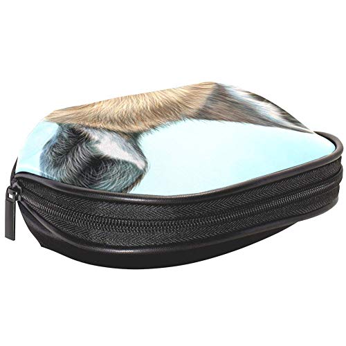 Bennigiry - Bolso organizador de maquillaje con cremallera multifunción con diseño de animales australianos de canguro