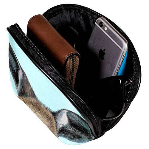 Bennigiry - Bolso organizador de maquillaje con cremallera multifunción con diseño de animales australianos de canguro