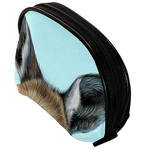 Bennigiry - Bolso organizador de maquillaje con cremallera multifunción con diseño de animales australianos de canguro