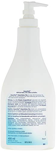 Bepanthol Körperlotion Plus – Loción corporal, botella dispensadora, 400 ml