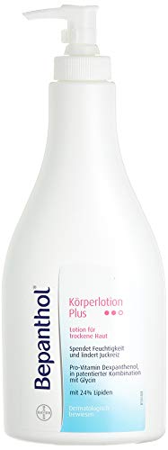 Bepanthol Körperlotion Plus – Loción corporal, botella dispensadora, 400 ml