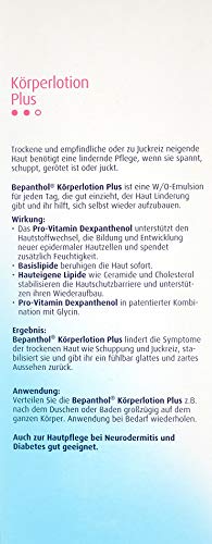 Bepanthol Körperlotion Plus – Loción corporal, botella dispensadora, 400 ml