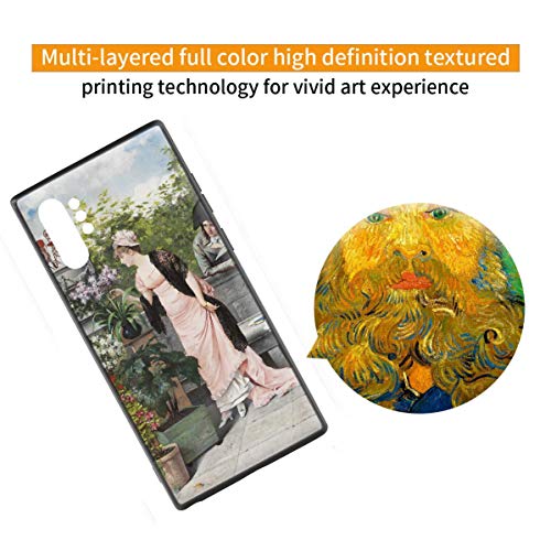 Berkin Arts August Hagborg para Samsung Galaxy Note 10 Pro/Caja del teléfono Celular de Arte/Impresión Giclee UV en la Cubierta del móvil(Hennes Innersta Tankar)