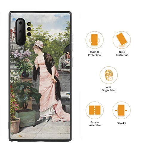 Berkin Arts August Hagborg para Samsung Galaxy Note 10 Pro/Caja del teléfono Celular de Arte/Impresión Giclee UV en la Cubierta del móvil(Hennes Innersta Tankar)