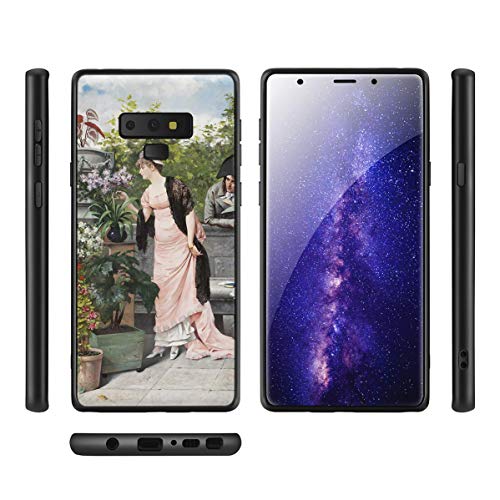 Berkin Arts August Hagborg para Samsung Galaxy Note 9/Caja del teléfono Celular de Arte/Impresión Giclee UV en la Cubierta del móvil(Hennes Innersta Tankar)