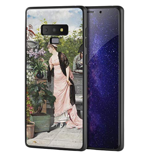 Berkin Arts August Hagborg para Samsung Galaxy Note 9/Caja del teléfono Celular de Arte/Impresión Giclee UV en la Cubierta del móvil(Hennes Innersta Tankar)
