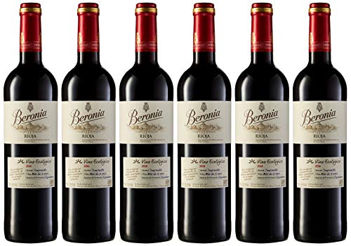 Beronia Eco Crianza - Vino D.O.Ca. Rioja - 6 Botellas de 750 ml - Total : 4500 ml
