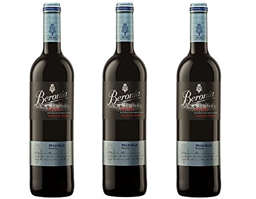 Beronia Reserva Mazuelo - Vino D.O.Ca. Rioja - 3 botellas x 750 ml - Total: 2250 ml