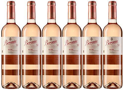 Beronia Rosado – Vino D.O.Ca. Rioja – 6 botellas de 750 ml – Total: 4500 ml
