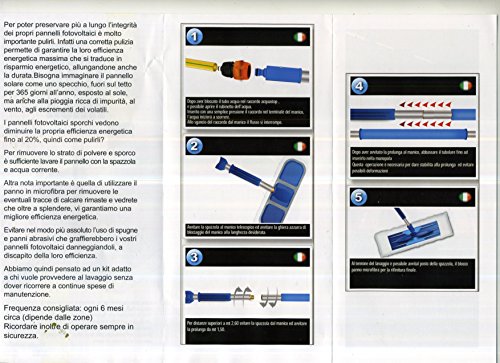 BERTAZZZO NAZZARENO Solar Washes Kits Limpieza para Paneles solares