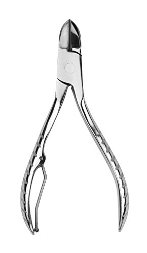 Beter 34009 - Alicate de manicura, curvo, cromado, 10,3 cm