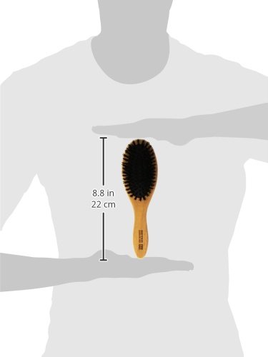 Beter Hair Brush Cushion Mixed Bristles Oak Wood Body 1 Pz