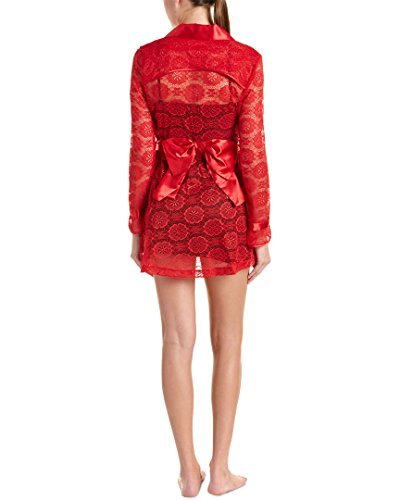 Betsey Johnson Para mujer   Bata de baño  -  Rojo -