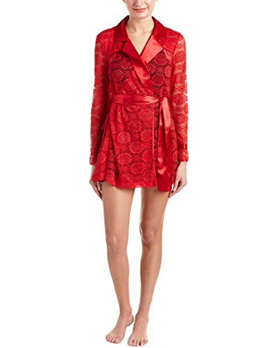 Betsey Johnson Para mujer   Bata de baño  -  Rojo -