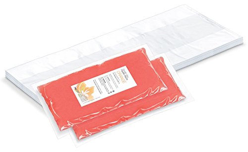 Beurer 589.42 - Set de recambio para MP70, 900 gramos, cuida la piel seca, 2 bolsitas de cera de parafina de 450 gramos, aroma naranja, 30 bolsas de plástico para envolver, color rosa