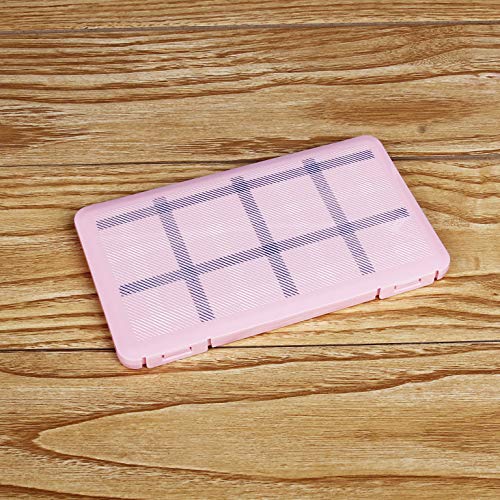 Beuya Colores sólidos Cajas de Almacenamiento para máscara desechable, Cajas para mascaras, Bolsa portátil de Almacenamiento de mascarillas (X6-2 Pcs)