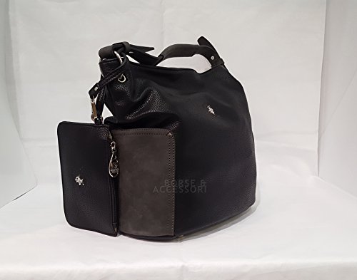 Beverly Hills Polo Club - Bolso cruzados para mujer negro negro