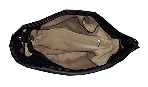 Beverly Hills Polo Club - Bolso cruzados para mujer negro negro