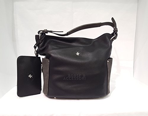 Beverly Hills Polo Club - Bolso cruzados para mujer negro negro