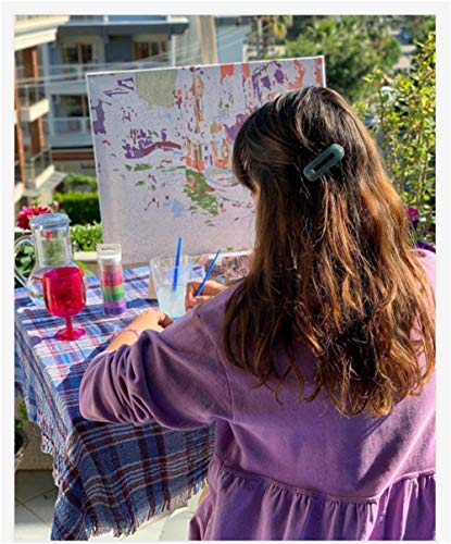BFSOC Pintura al Óleo de DIY Kits- Paloma Dependiente Azul Pintura Paintworks Dibujo para Los Adultos con Pinceles 40 X 50 cm Decoración Navideña Decoraciones Regalos (Sin Marco)