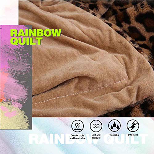 BHAHFL Manta De Doble Capa con Forro Polar, Franela Suave, Cama Doble, Mantas Grandes, Manta De Microfibra para Sofá para Sillas/Cama/Oficina, Ropa De Cama Exquisita, Cálida,B,160 * 200CM