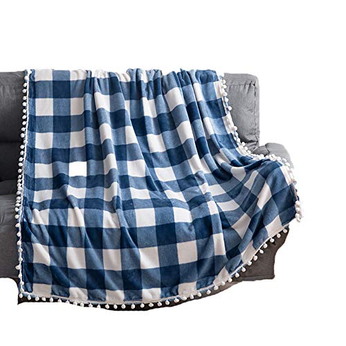 BHAHFL Manta De Doble Capa con Forro Polar, Franela Suave, Cama Doble, Mantas Grandes, Manta De Microfibra para Sofá para Sillas/Cama/Oficina, Ropa De Cama Exquisita, Cálida,B,130 * 150CM