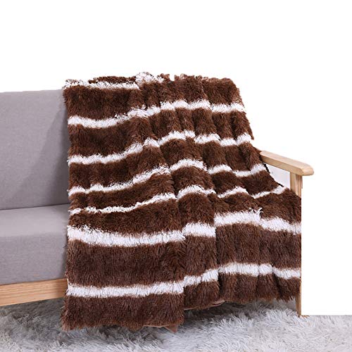 BHAHFL Manta De Doble Capa con Forro Polar, Franela Suave, Cama Doble, Mantas Grandes, Manta De Microfibra para Sofá para Sillas/Cama/Oficina, Ropa De Cama Exquisita, Cálida,C,160 * 200CM