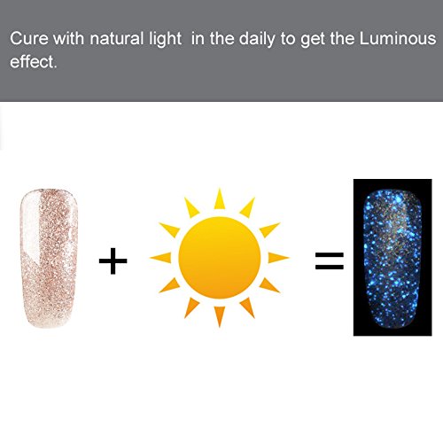 BHYDRY Rosalind Nail UV Gel Polish Soak Off Nail Luminous Art Capa Base Gel de Cobertura