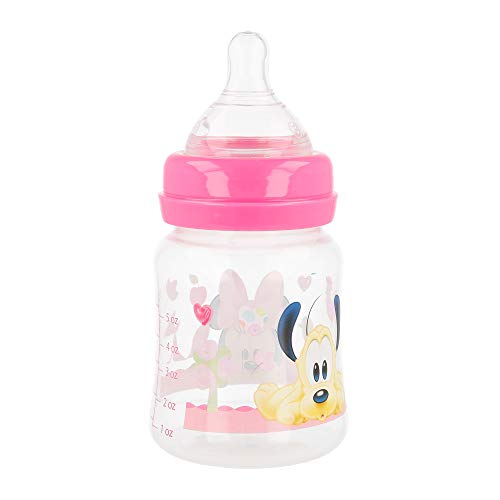 BIBERON CUELLO ANCHO 150 ML | TETINA SILICONA 3 POSICIONES MINNIE MOUSE - DISNEY - BABY PAINT POT