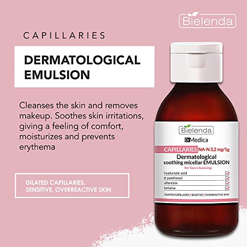 Bielenda DR MEDICA Capilares dermatológicos de limpieza emulsión micelar 250 g