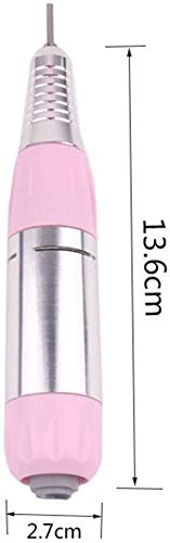 Big Shark Máquina eléctrica portable del taladro del clavo - 25000RPM profesional recargable E lima de uñas Taladro Kit for uñas de acrílico del gel manicura pedicura pulido molino Extracción en Salon