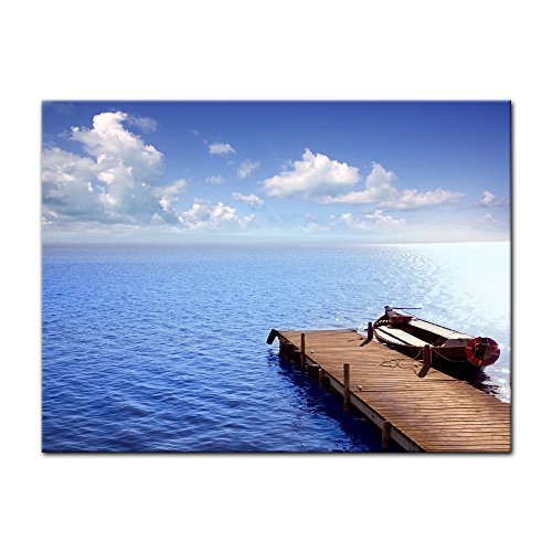 Bilderdepot24 Cuadros en Lienzo Albufera en El Saler de Valencia - España 60x50 cm - Enmarcado Listo Bastidor Imagen. Directamente Desde el Fabricante