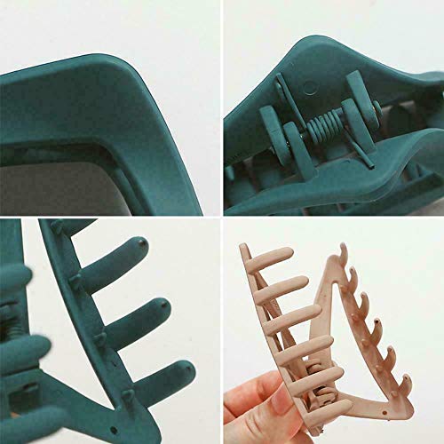 BINGXY Pinza De Pelo para Mujer Horquilla Grande Clip De Pelo De Tiburón Mate Accesorios De Moda