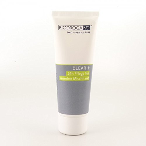 biod Roga MD Clear + 24h Cuidado Para unreine piel Mixta 75 ml Cuida, sin grasa & fertiliza gezielt acné