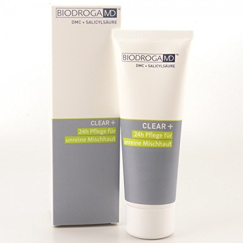 biod Roga MD Clear + 24h Cuidado Para unreine piel Mixta 75 ml Cuida, sin grasa & fertiliza gezielt acné