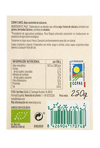 Biográ - Cereales Ecológicos de Maíz (250 gramos)