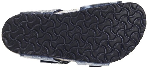 Birkenstock New York, pestaña Trasera para Niños, Multicolor (City Camo Blue), 30 EU
