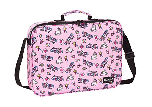 Blackfit8 Magical - Bolso Maletín Cartera Extraescolares Niña, Morado, Única