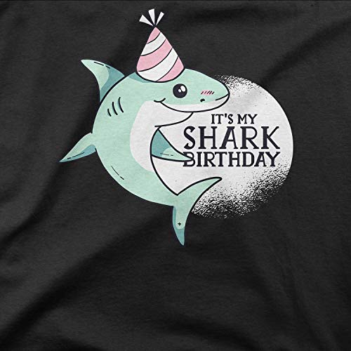 BLAK TEE Mujer Cutest It's My Shark Birthday Capucha XXL