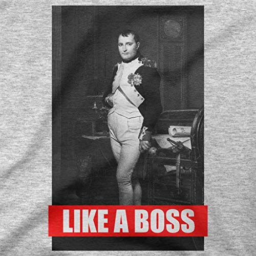 BLAK TEE Mujer Napoleon Bonaparte Boss Meme Capucha L