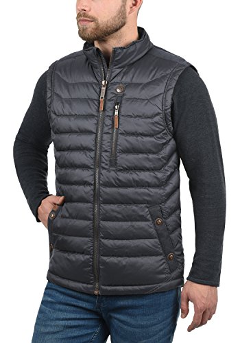 BLEND Cemal Chaleco Acolchado De Plumas para Hombre con Cuello Alto, tamaño:S, Color:India Ink (70151)