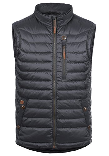 BLEND Cemal Chaleco Acolchado De Plumas para Hombre con Cuello Alto, tamaño:S, Color:India Ink (70151)